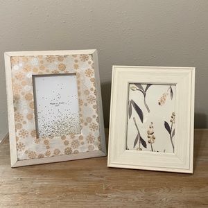 Picture frames (2) 5x7 photos fit. Brand new!